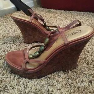🌈 5/$25 Carlos Santana Wedge Sandals